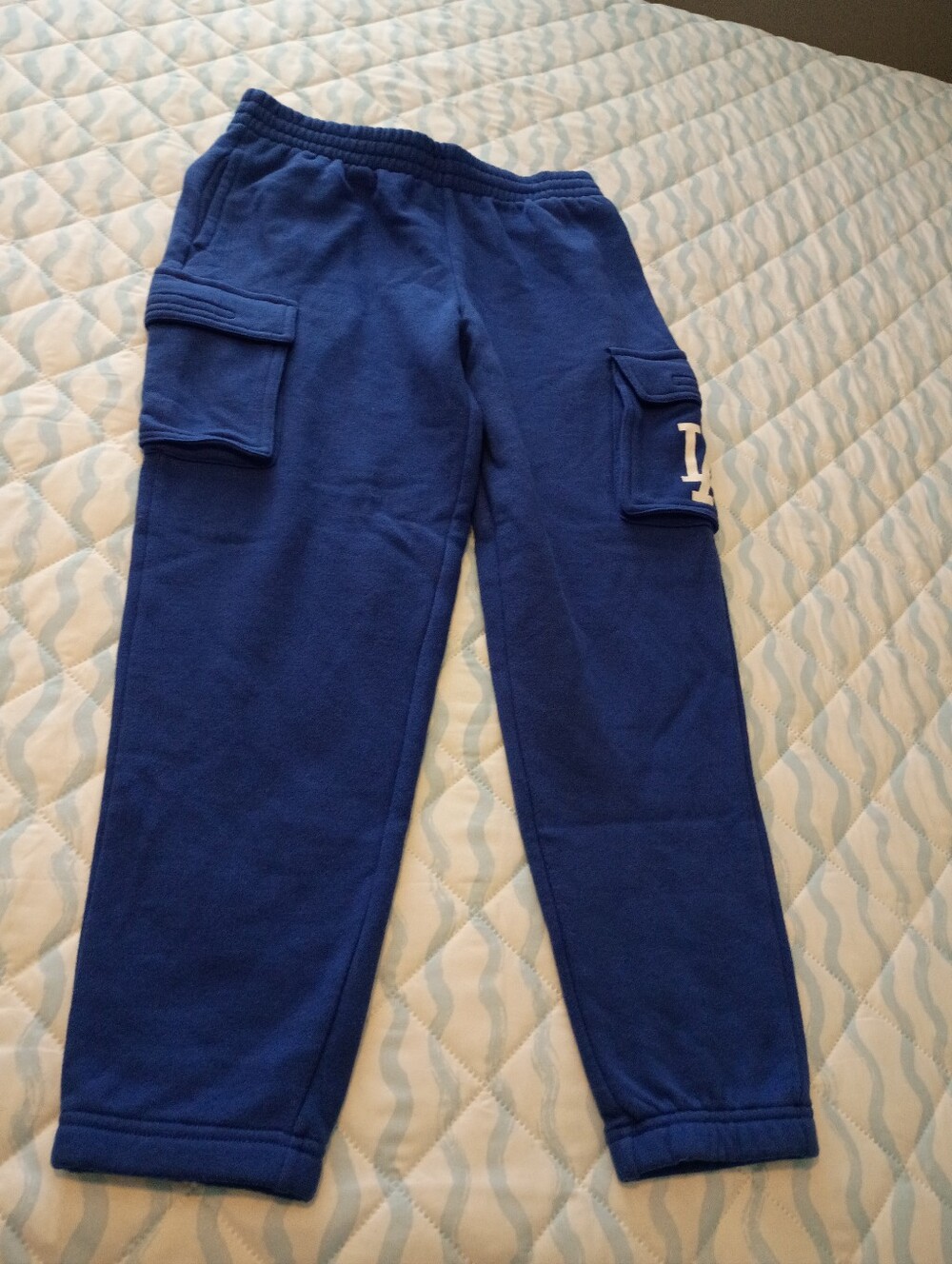 Los Angeles Dodgers Cargo Sweatpants Royal Blue MLB Baseball - Picture 7 of 8